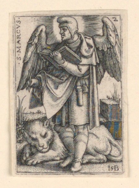 St. Markus, aus Die Vier Evangelisten von Hans Sebald Beham