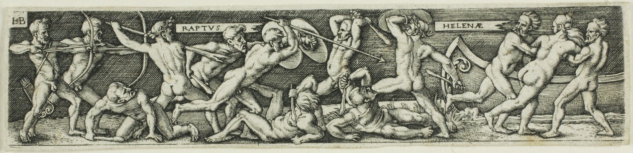 Die Entführung der Helena von Hans Sebald Beham