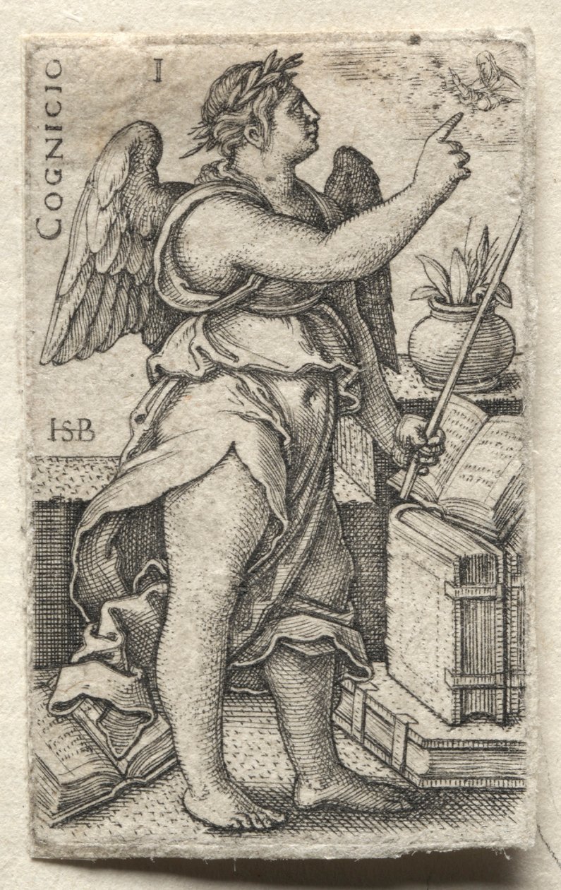 Die Erkenntnis Gottes und die sieben Kardinaltugenden: Erkenntnis Gottes - Cognicio von Hans Sebald Beham