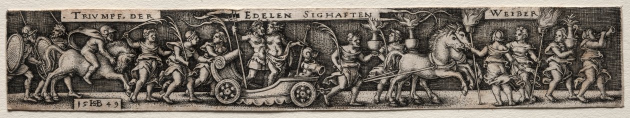Der Triumph der Frauen, 1549 von Hans Sebald Beham