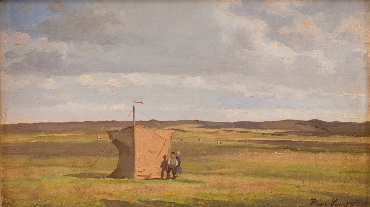 Das Künstlerheim auf den Mooren in Jütland von Hans Smidth