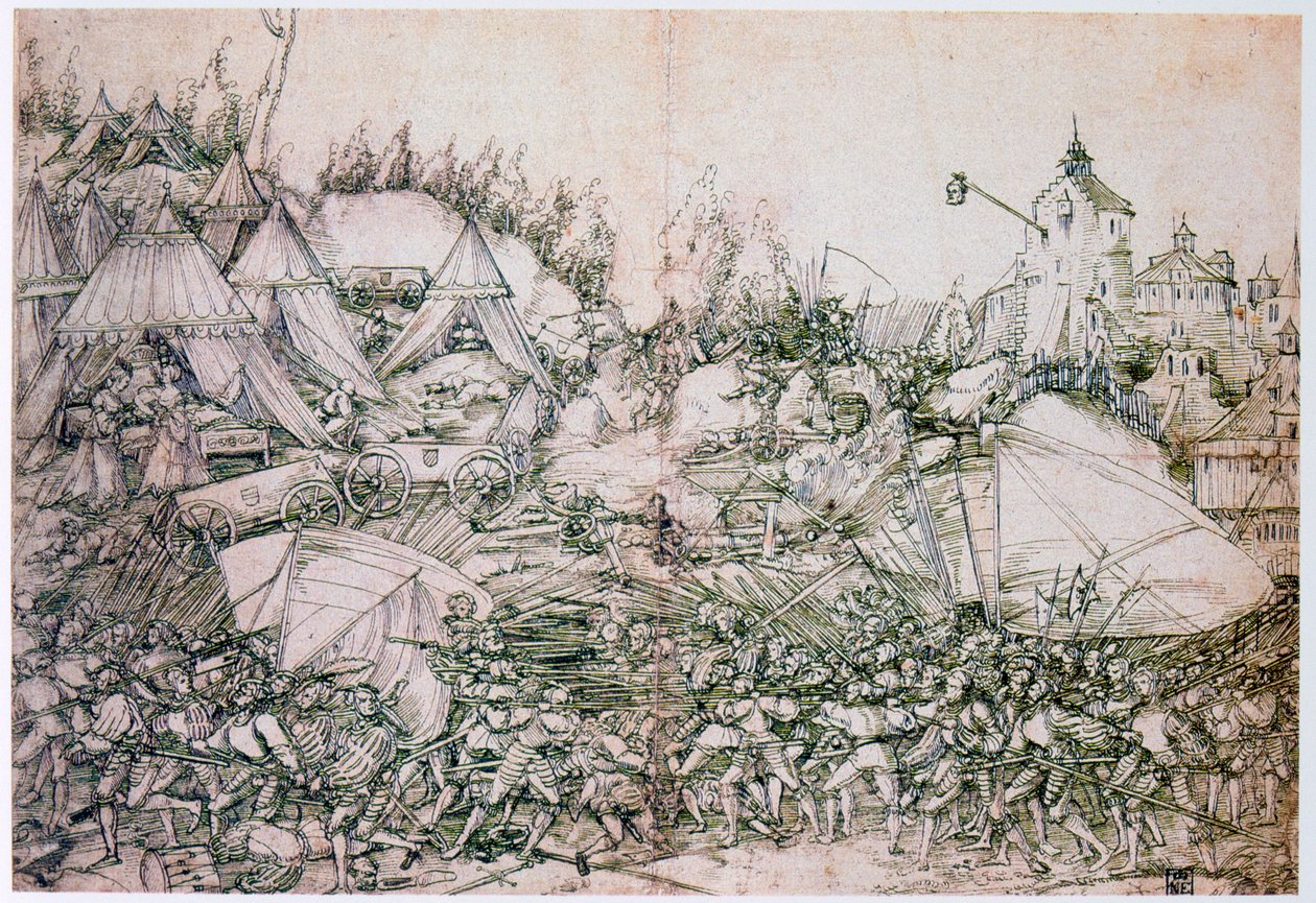 Die Geschichte von Judith und Holofernes, 16. Jahrhundert von Hans Springinlee