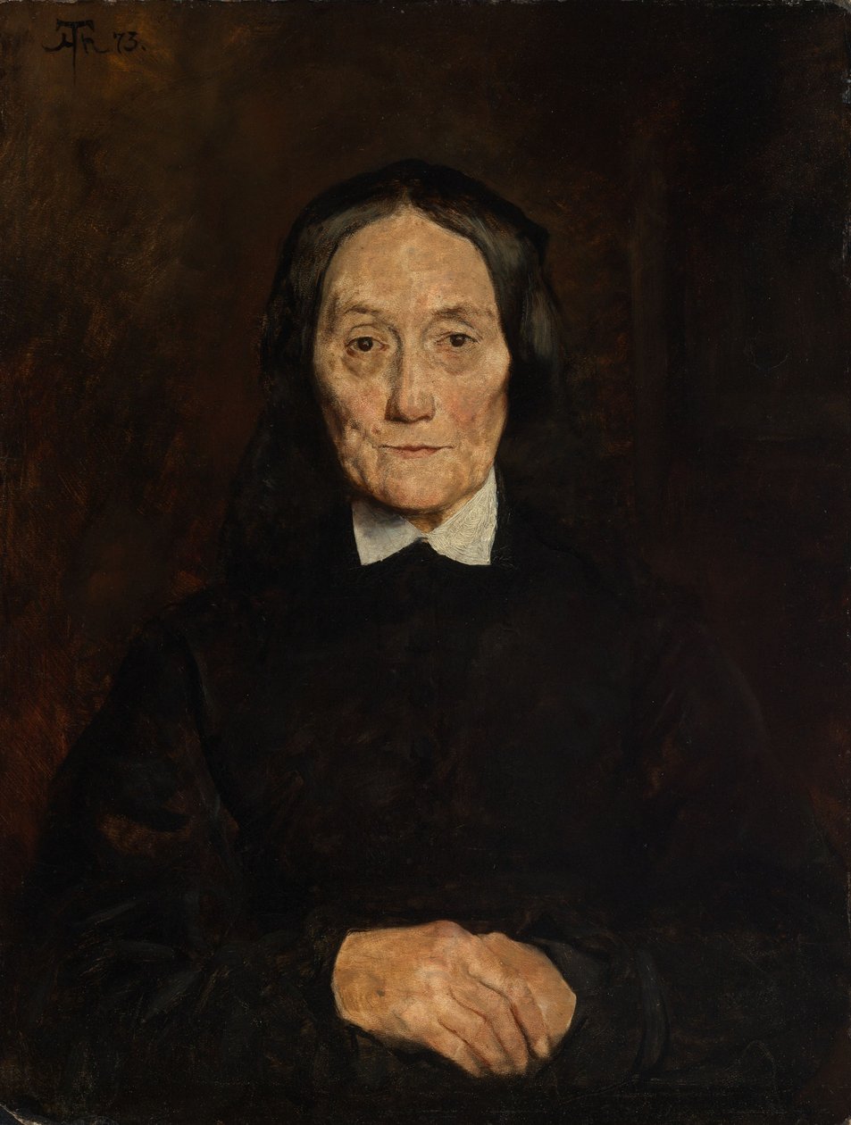 Bildnis Frau Scholderer von Hans Thoma