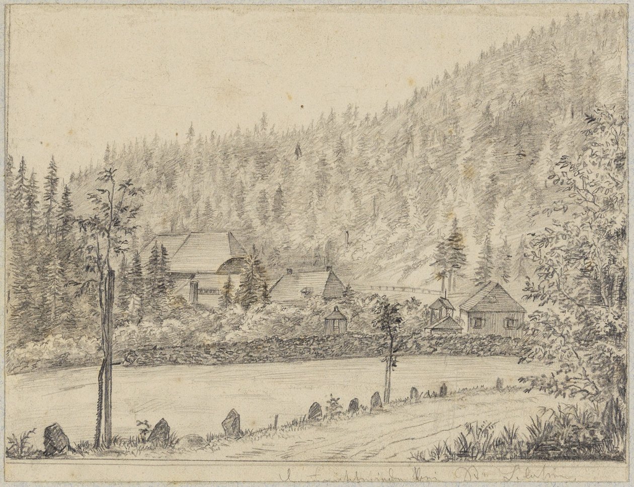 Hammerschmiede bei St. Blasien von Hans Thoma