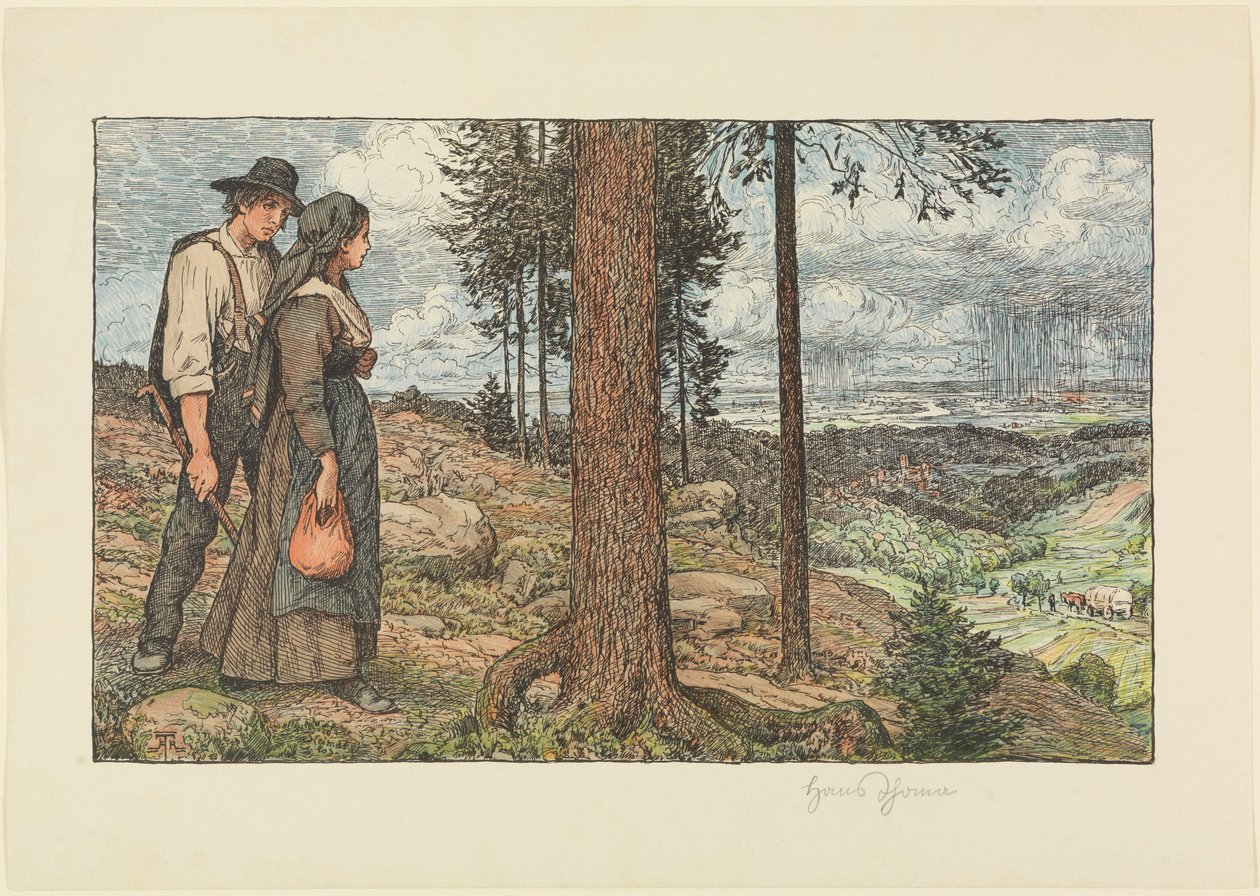 Heimatlos von Hans Thoma