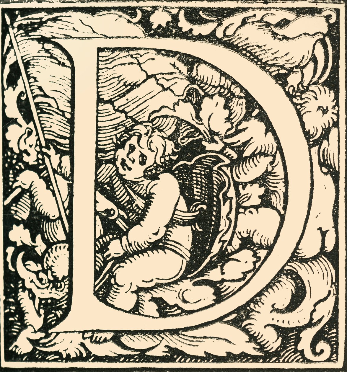 D - Ein Alphabet von Hans Weiditz, ca. 1520-1521, 1908 von Hans Weiditz