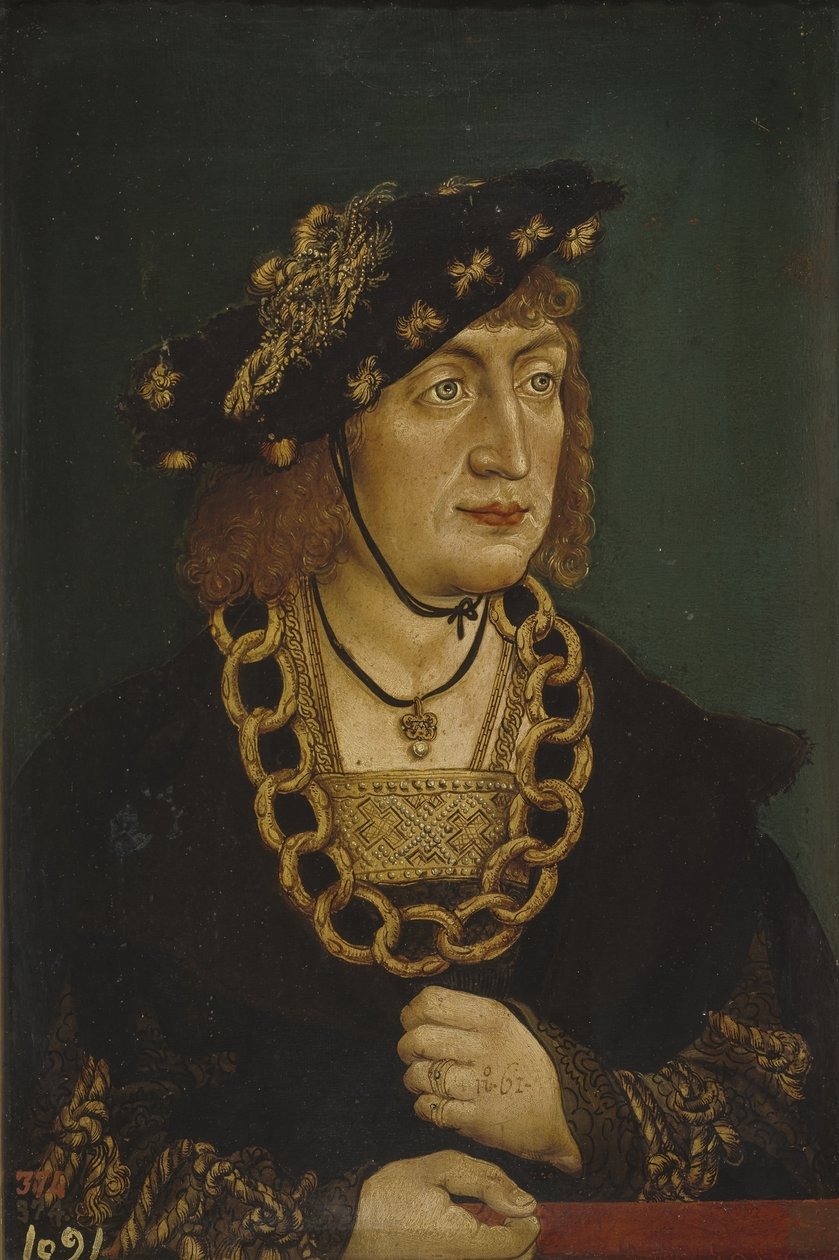Porträt von Friedrich III. 1415-1493, Heiliger Römischer Kaiser von Hans Wertinger von