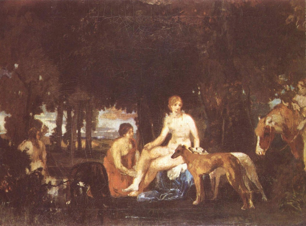 Diana beim Baden von Hans von Marées