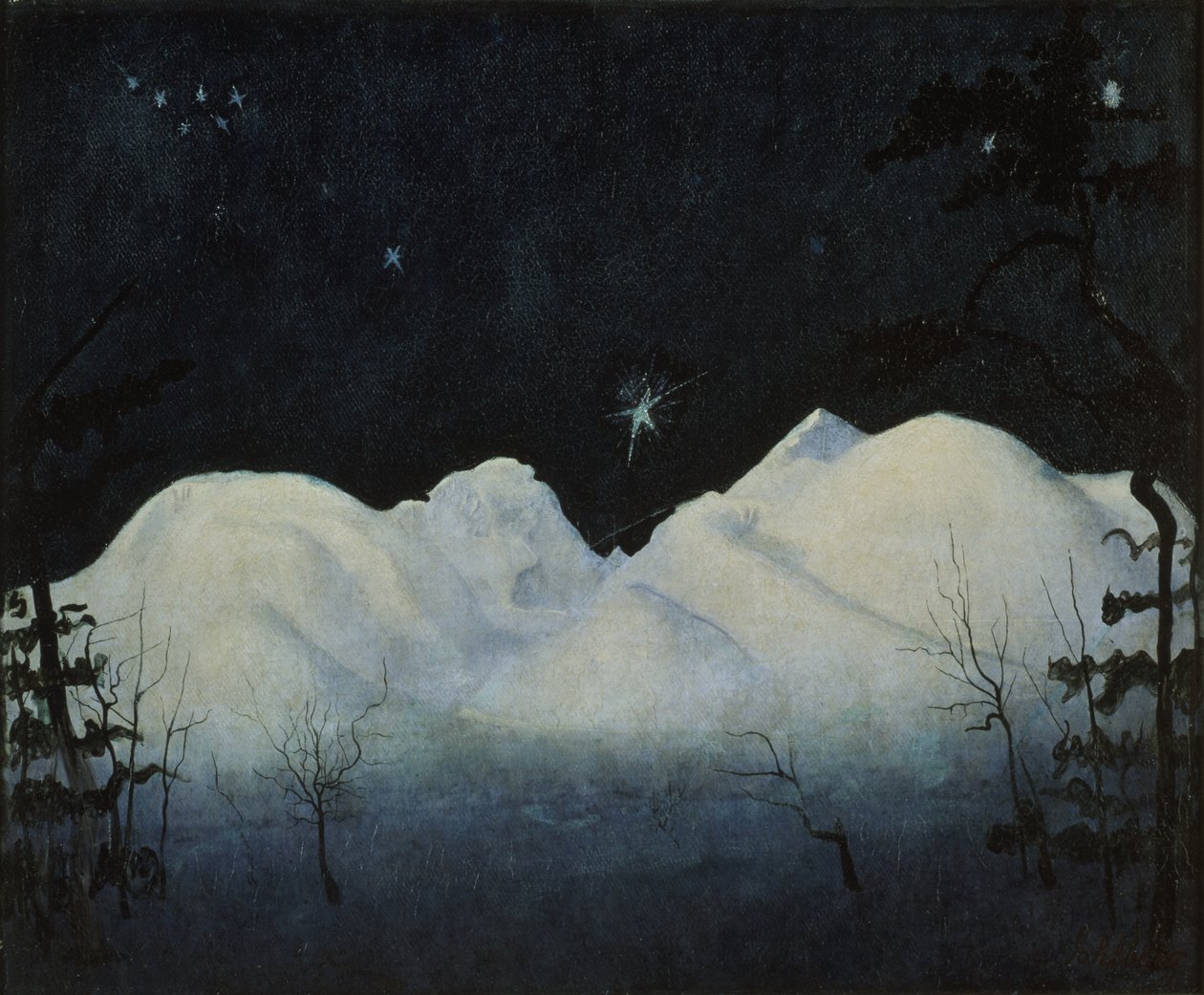 Winternächte in den Bergen von Harald Oscar Sohlberg