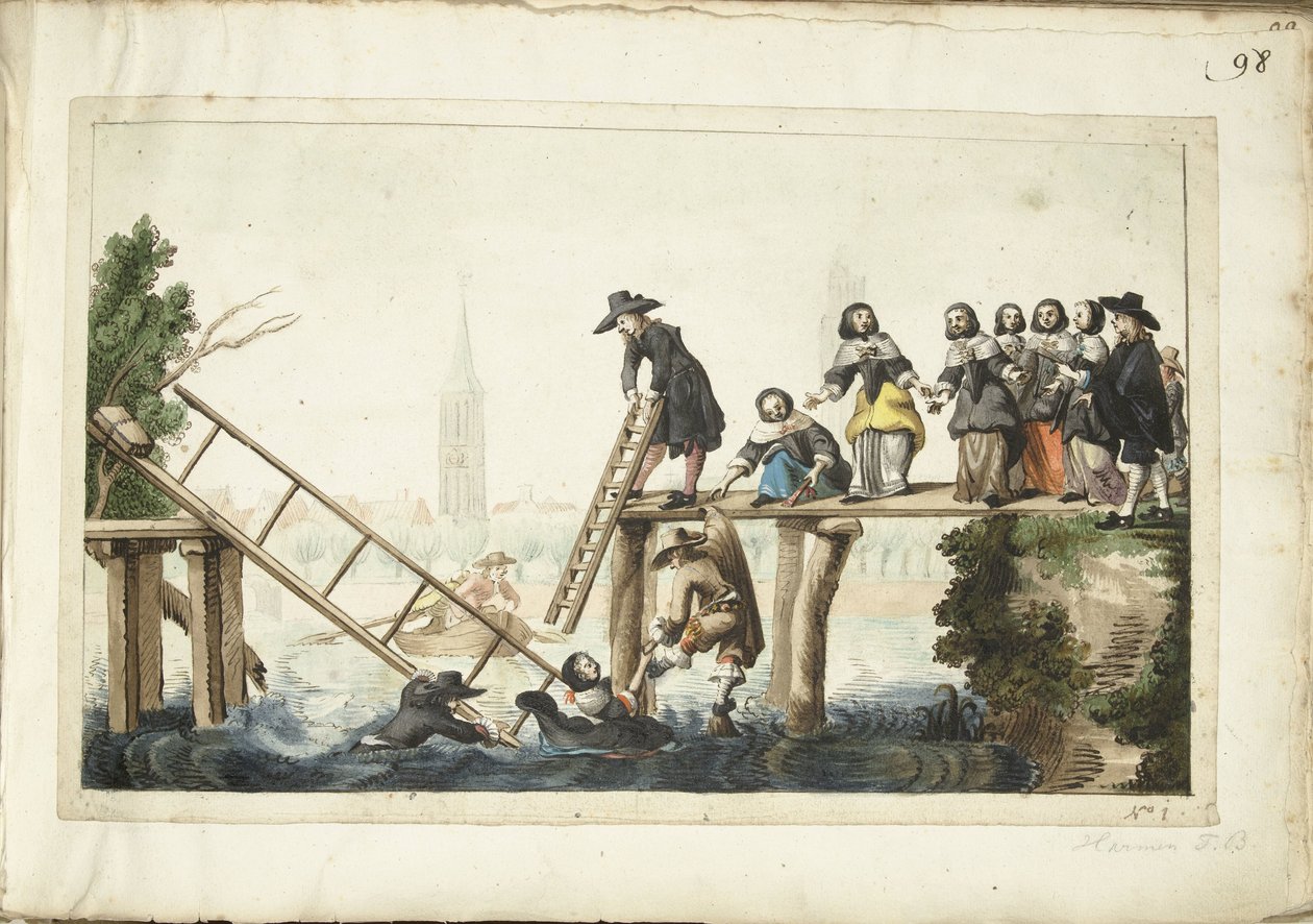Die gebrochene Brücke von Harmen ter Borch