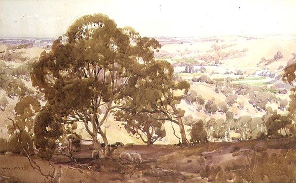 Landschaft von Harold Brocklebank Herbert