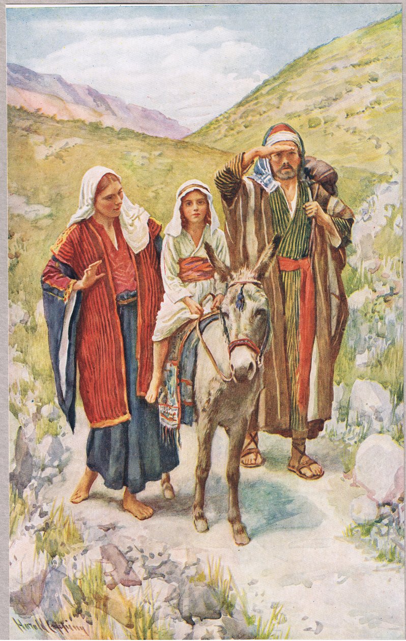 Die Rückkehr aus Ägypten von Harold Copping