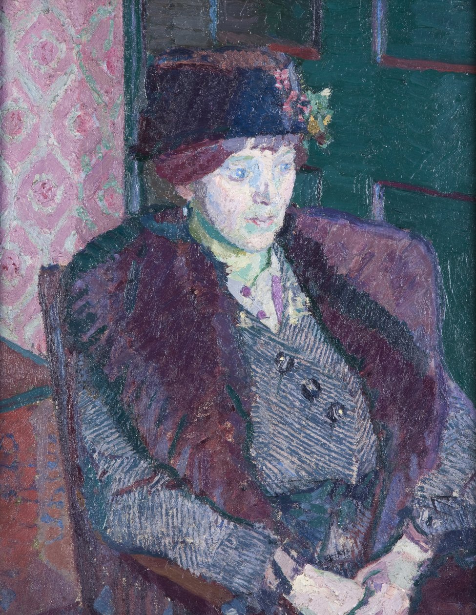 Porträt von Mrs. Victor Sly, ca. 1914-15 von Harold Gilman
