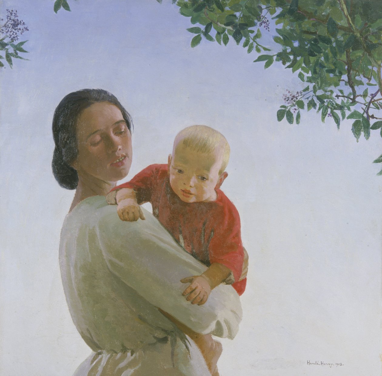Mutter und Kind von Harold Harvey