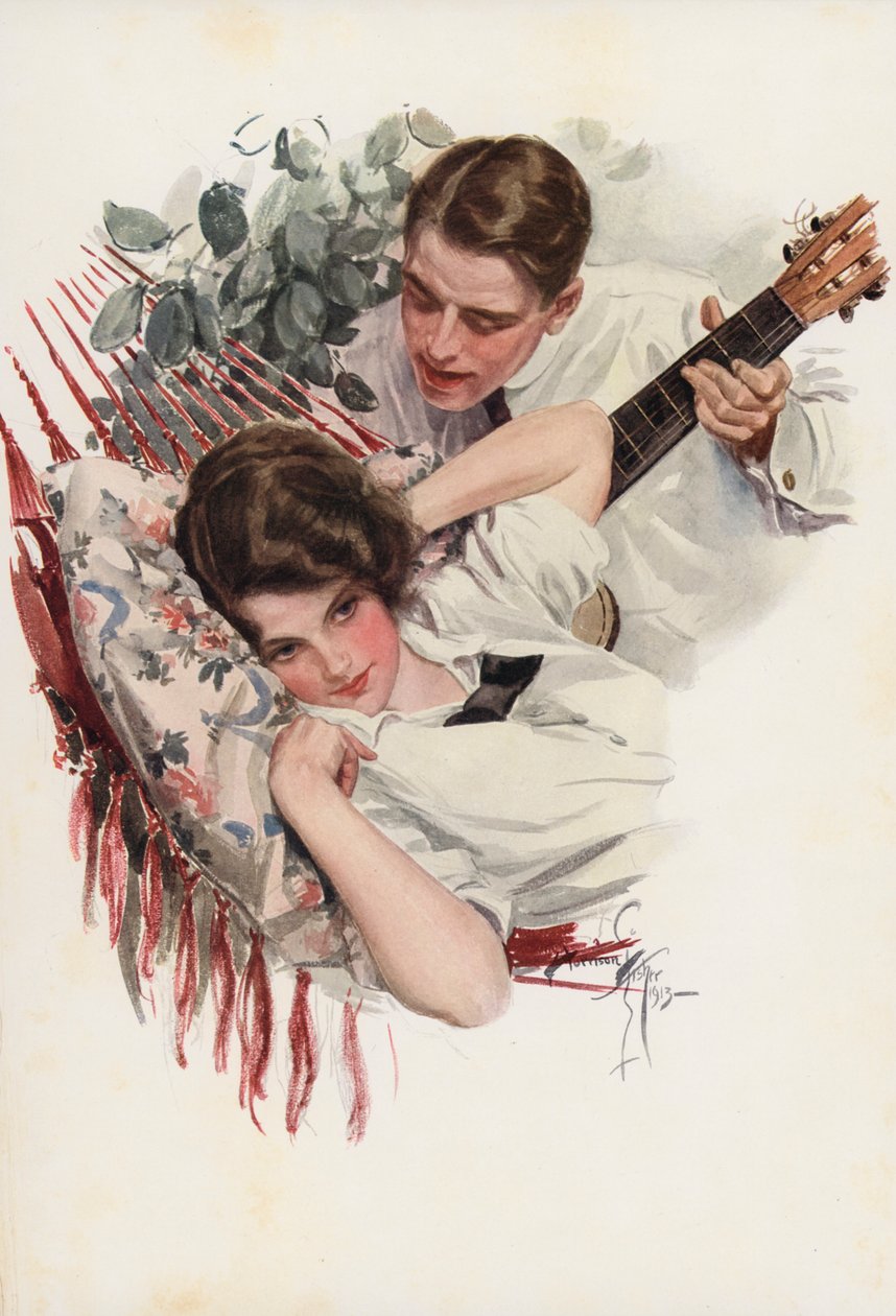 Eine Idylle von Harrison Fisher