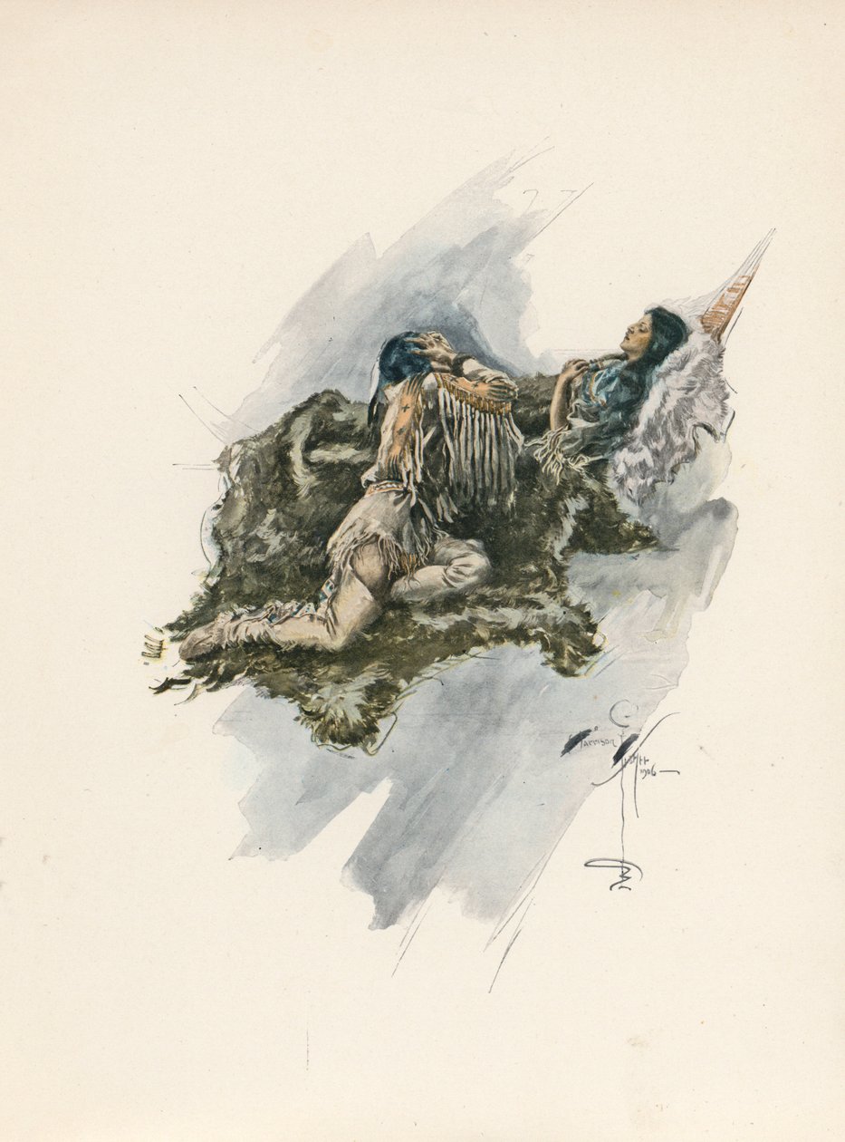 Longfellows Lied von Hiawatha von Harrison Fisher