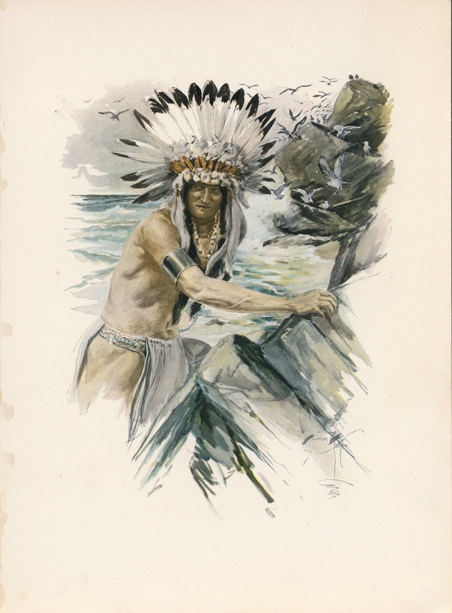 Longfellows Lied von Hiawatha von Harrison Fisher
