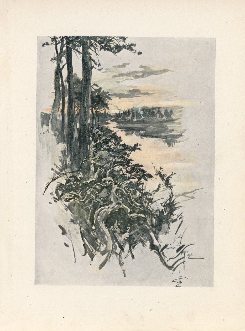 Longfellows Lied von Hiawatha von Harrison Fisher