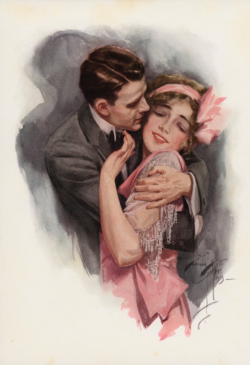 Poesie gegen Prosa von Harrison Fisher