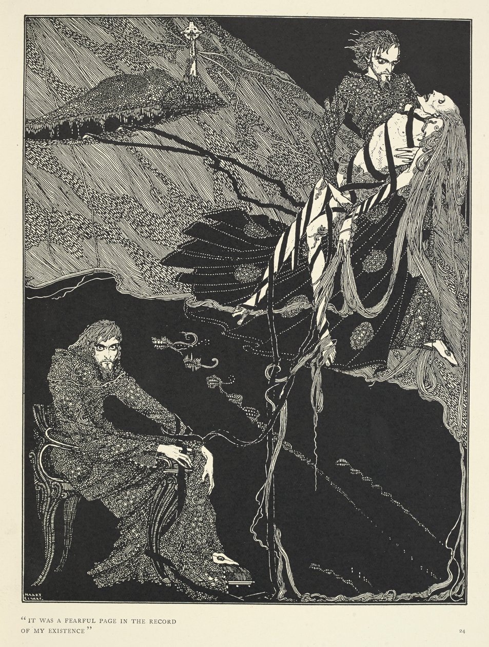 „Es war eine furchtbare Seite im Protokoll meiner Existenz.“ „Berenice“ ist eine kurze Horrorgeschichte von Edgar Allan Poe. Die Geschichte folgt einem Mann namens Egaeus, der sich darauf vorbereitet, seine Cousine Berenice zu heiraten. Er hat die Tendenz, von Harry Clarke