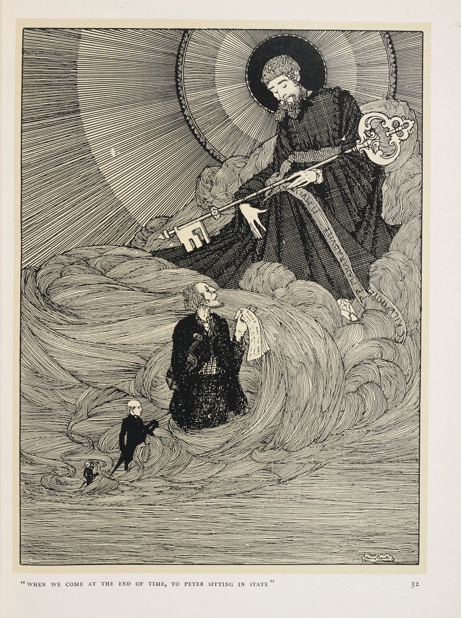 Der Geiger von Dooney. "Wenn wir am Ende der Zeit kommen, zu Peter, der im Staat sitzt" von Harry Clarke