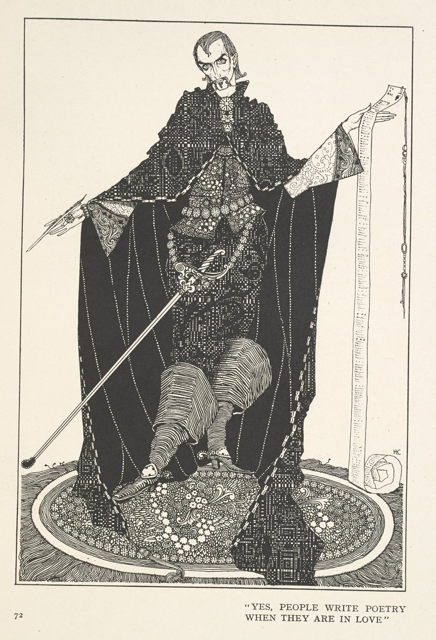 Die Galoschen des Glücks. Ja, Menschen schreiben Gedichte, wenn sie verliebt sind. von Harry Clarke