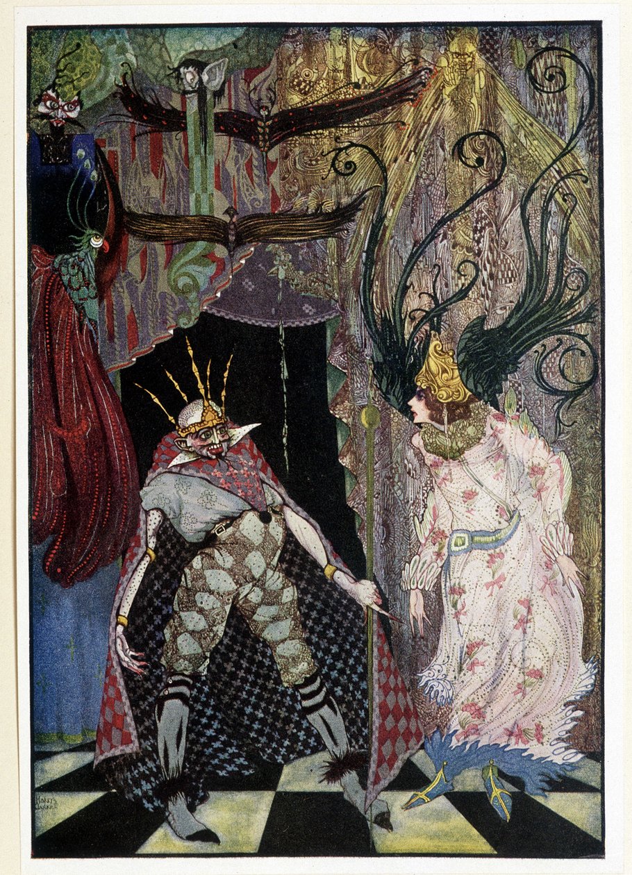 Der reisende Begleiter: „Lass ihm den Kopf abschlagen“ - in „Märchen“ von Hans Christian Andersen, ill. von Harry Clarke von Harry Clarke