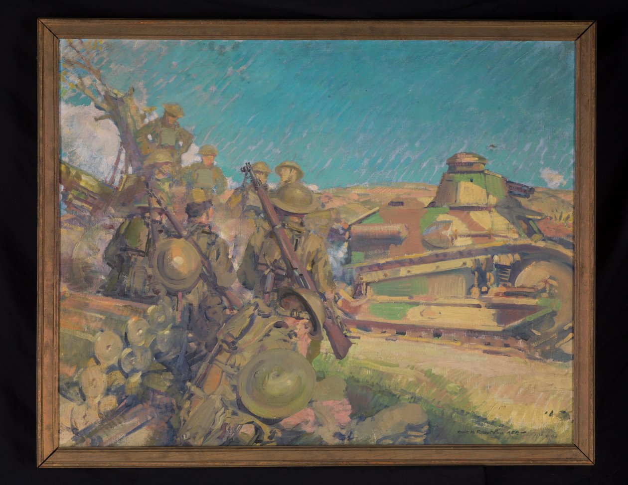 Zurück vom Kampf, ca. 1918 von Harry Everett Townsend