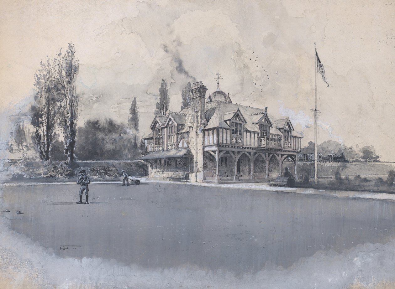 Der Athletik-Club in Bowling Green, ca. 1900 von Harry Fenn