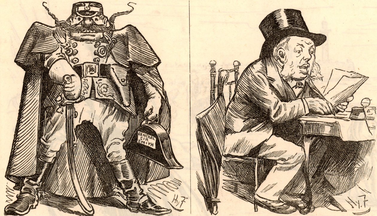 Ideal und Real: William Henry Smith (1825-1891) von Harry Furniss