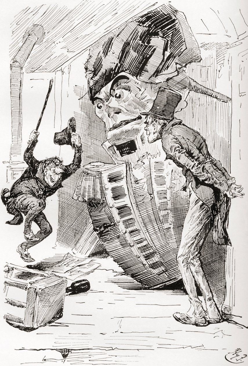 Illustration für Charles Dickens