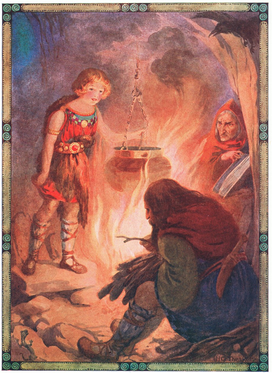 "Sie fand alles, wie es sein sollte" (aus Taliesin) von Harry George Theaker