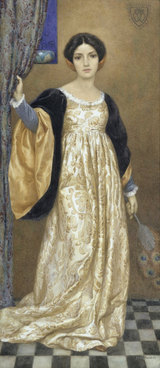 Stehende Frau, um 1905 von Harry George Theaker