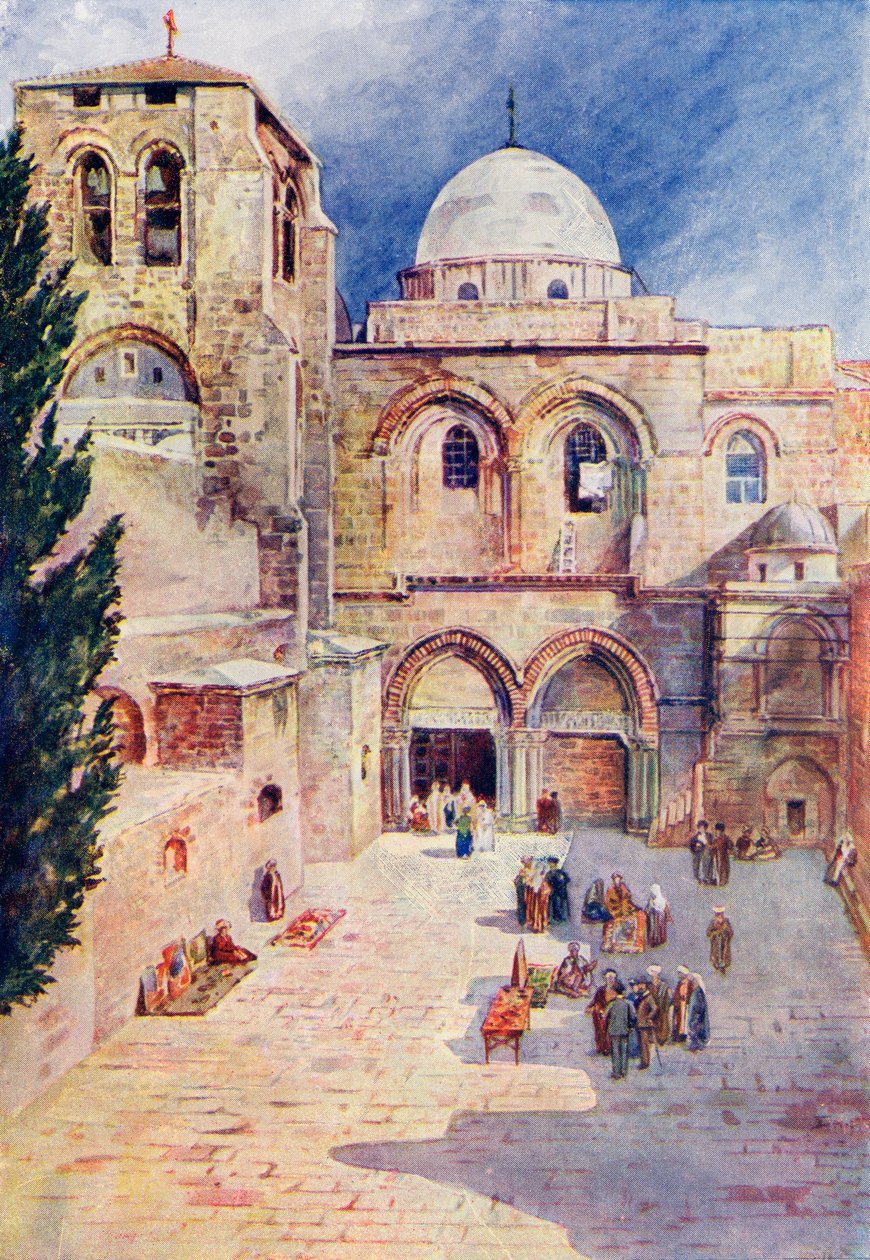 Die Grabeskirche, Jerusalem, Palästina, um 1910, aus Ein Buch des modernen Palästina von Richard Penlake, veröffentlicht um 1910 von Harry Morley