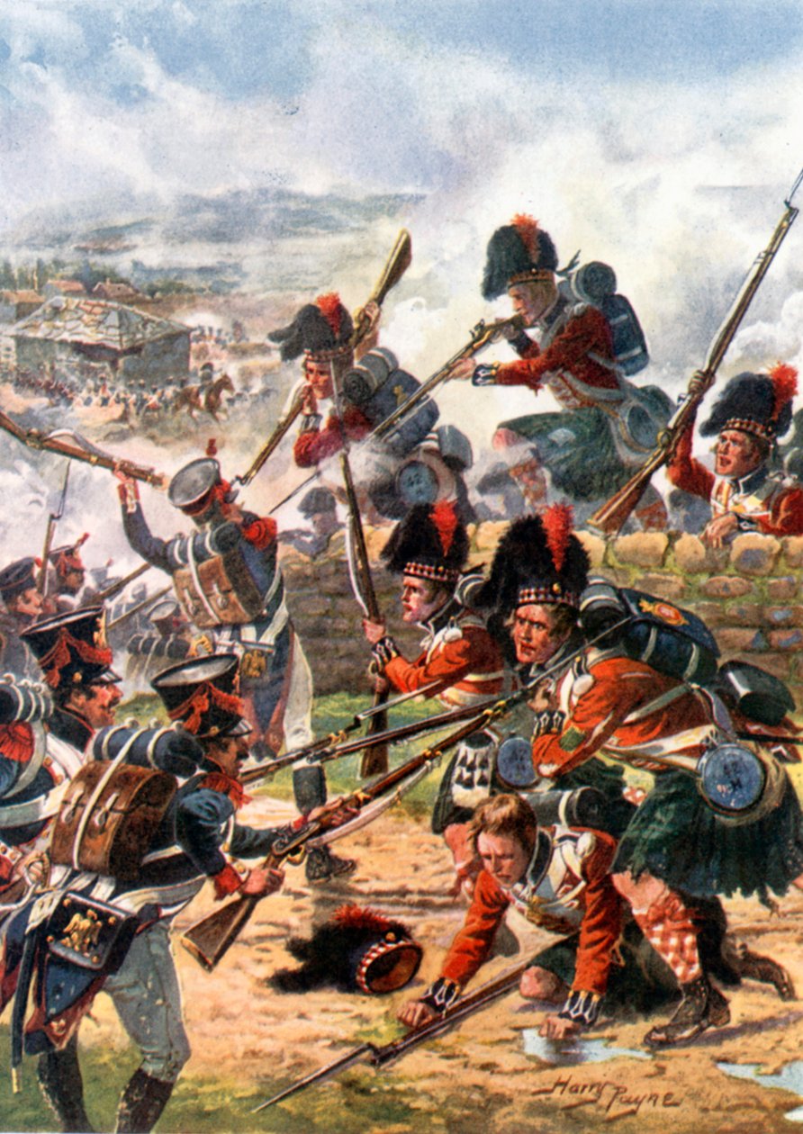 Der Angriff der Black Watch. Schlacht von Corunna von Harry Payne