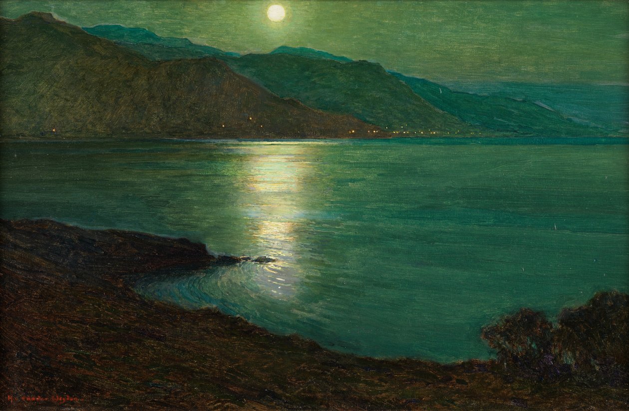 Mondlicht - Die Lichter von Ventimiglia von Harry van der Weyden