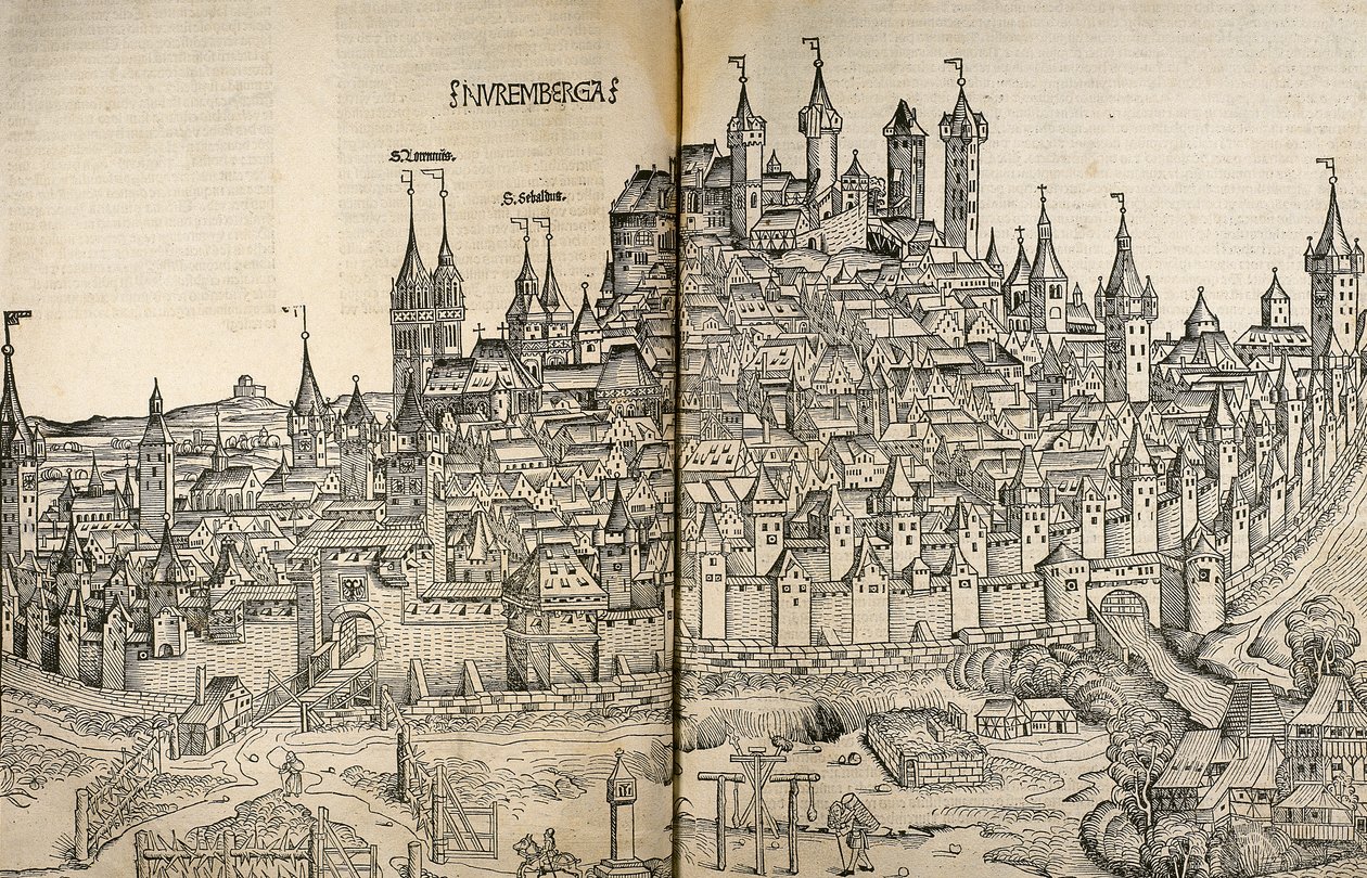 Nürnberg, Deutschland von Hartmann Schedel