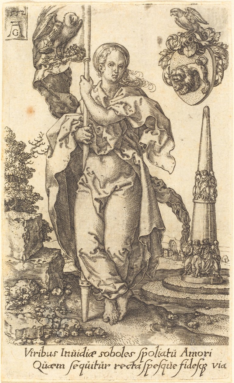 Nächstenliebe, 1552 von Heinrich Aldegrever