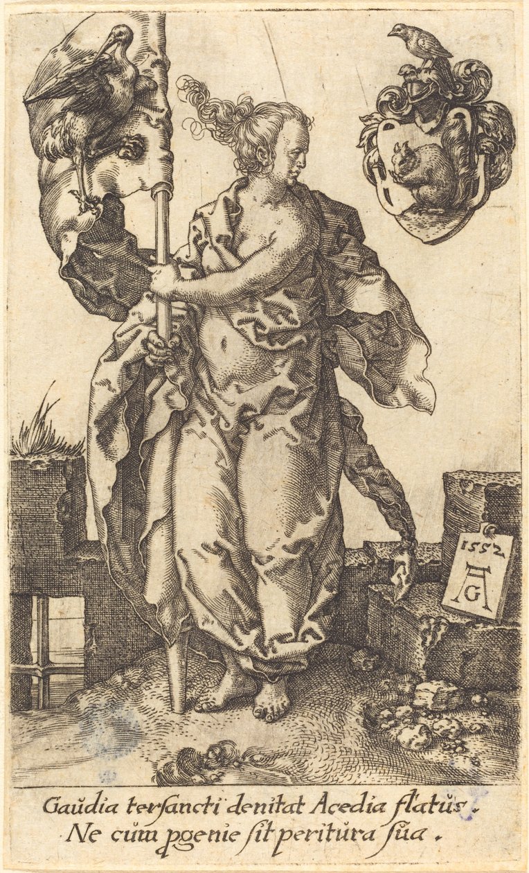 Diligence, 1552 von Heinrich Aldegrever