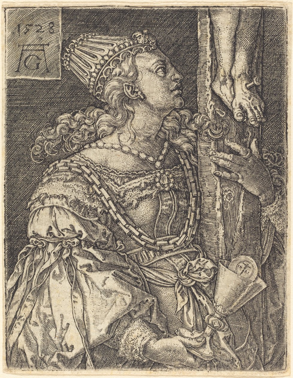 Glaube, 1528 von Heinrich Aldegrever