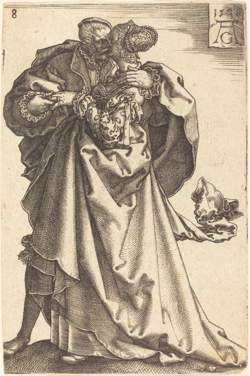 Große Hochzeitstänzer von Heinrich Aldegrever