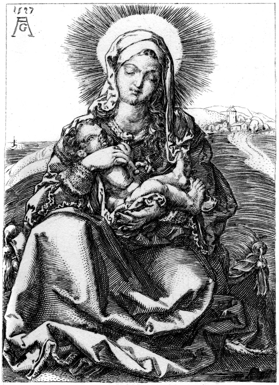 Die Jungfrau, 1527 1849 von Heinrich Aldegrever