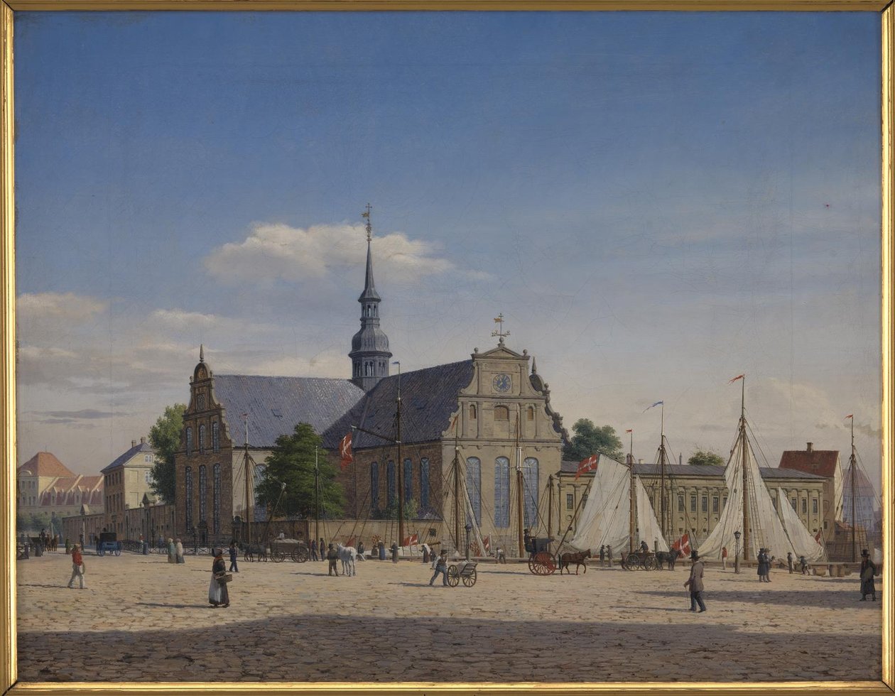 Partie bei der Holmens Kirche von Heinrich Hansen