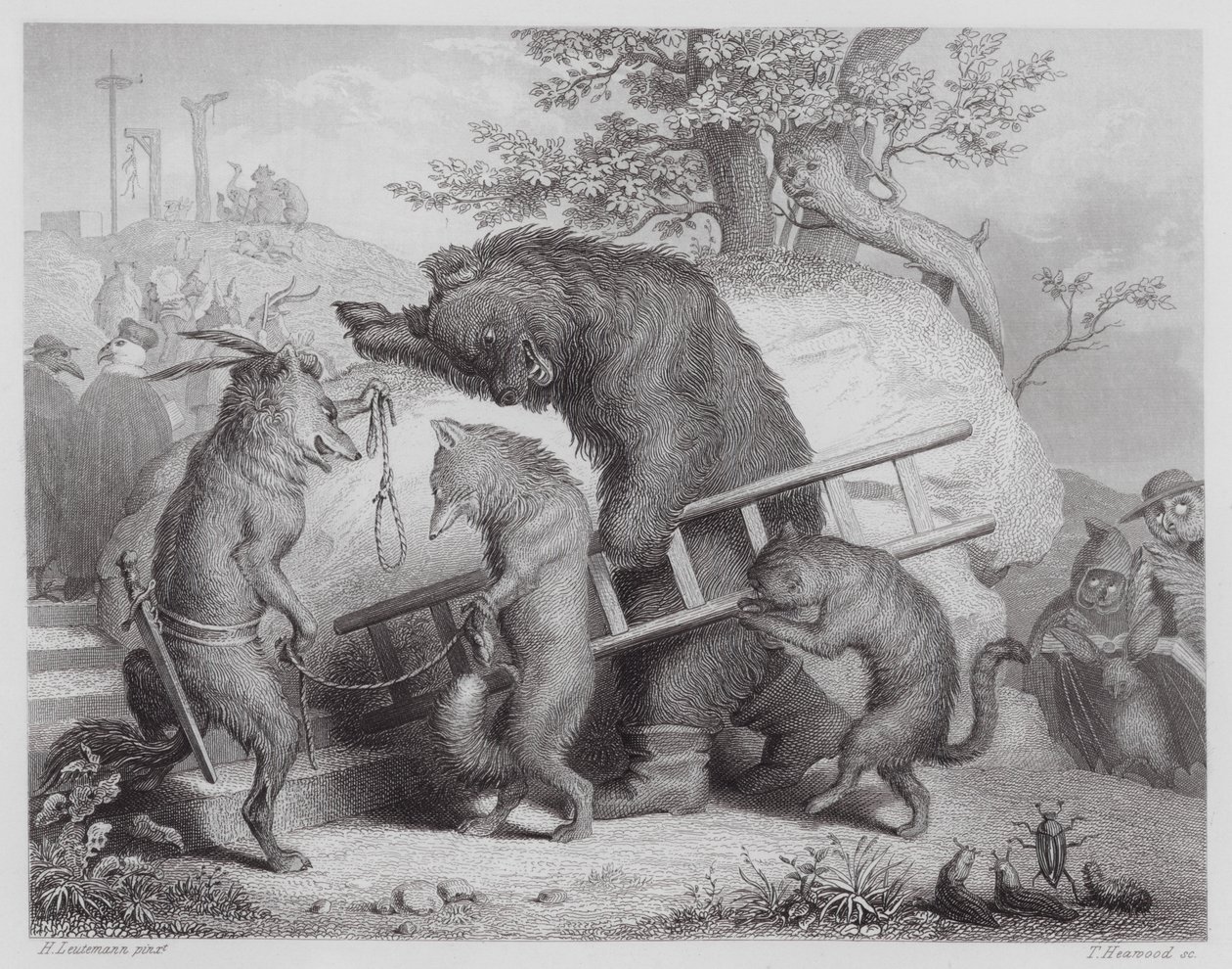 Reineke Fuchs: Der Weg zur Hinrichtung von Heinrich Leutemann