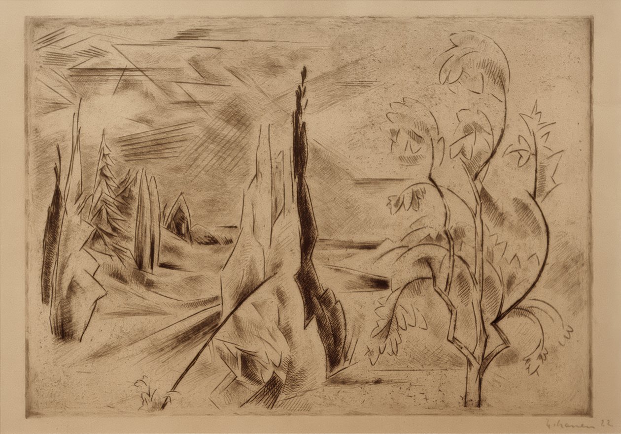 Große Parklandschaft von Heinrich Nauen