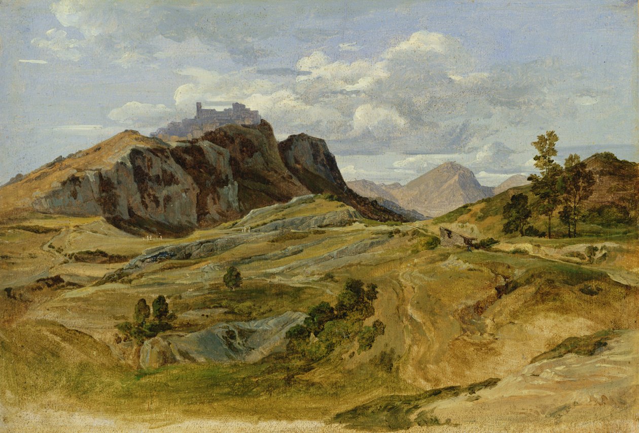 Landschaft in Civitella, 1822 von Heinrich Reinhold