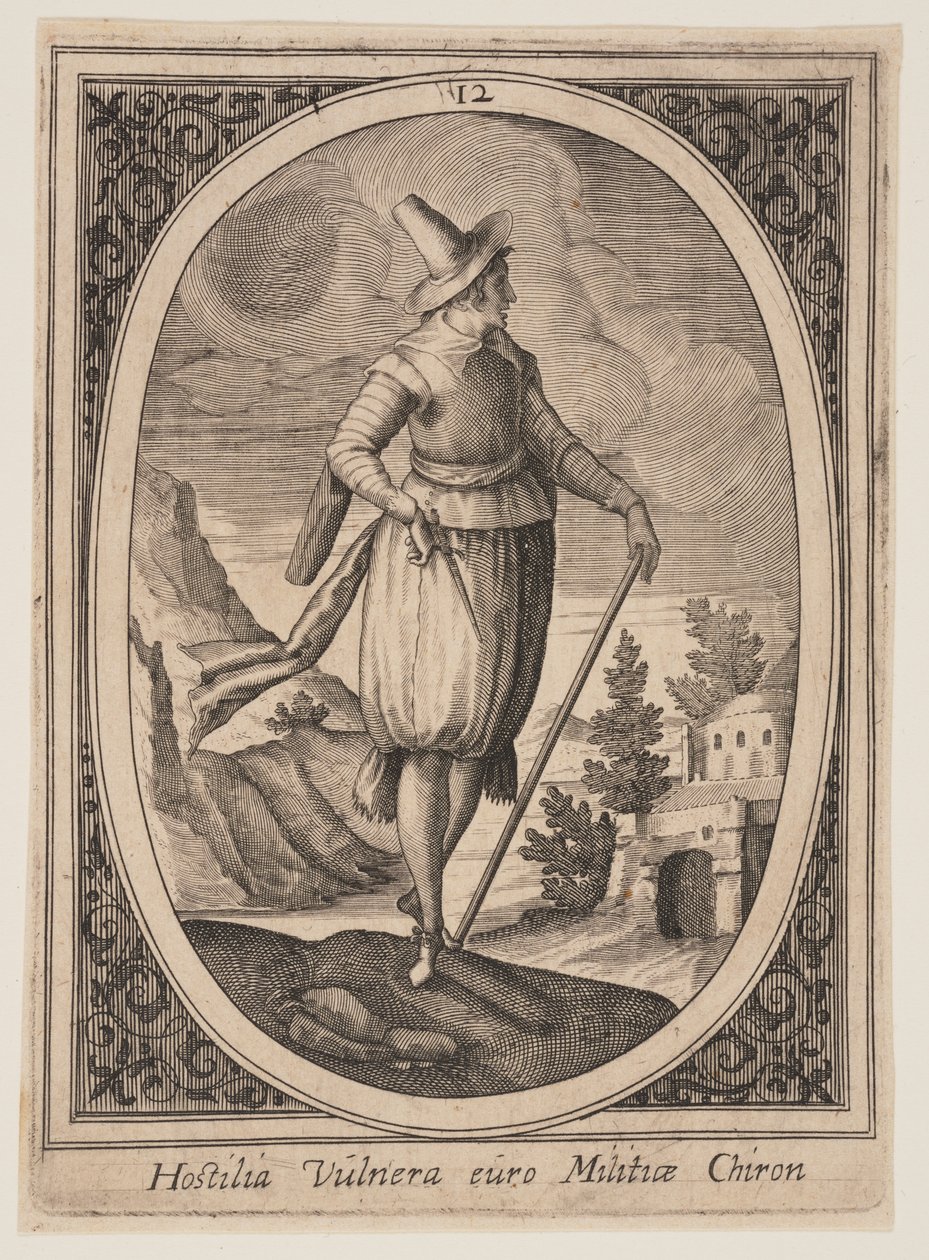 Tafel 12 aus Militärfiguren von Heinrich Ulrich