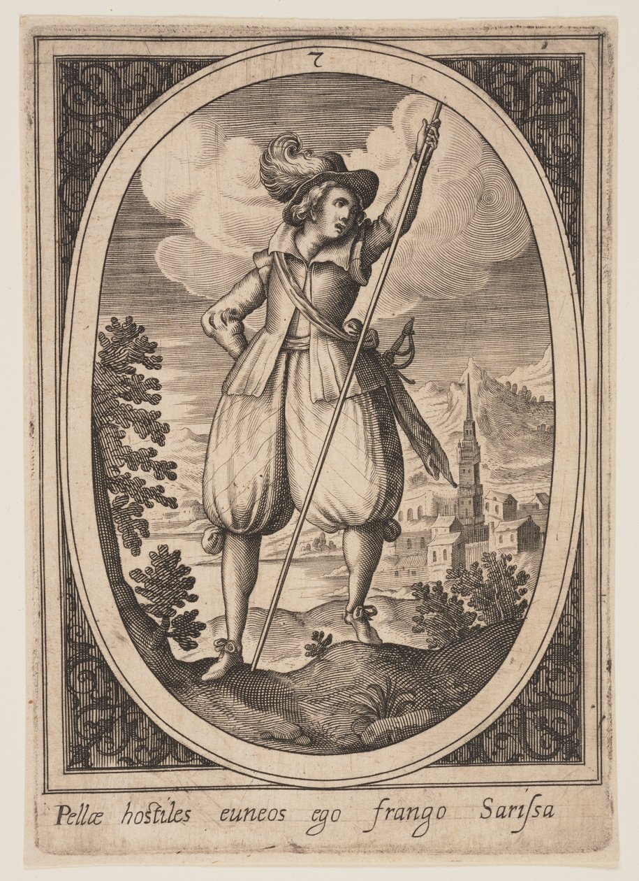 Tafel 7 aus Militärfiguren von Heinrich Ulrich