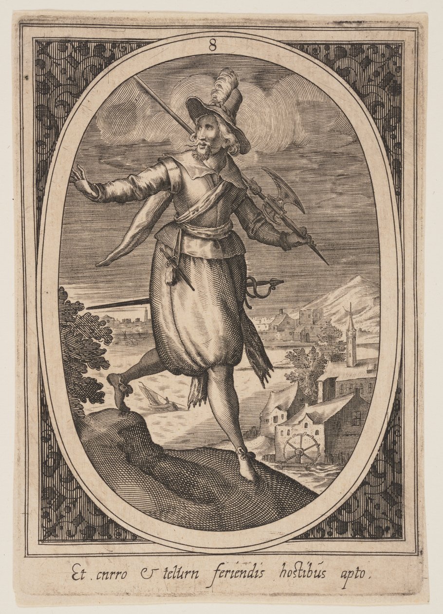 Tafel 8 aus Militärfiguren von Heinrich Ulrich