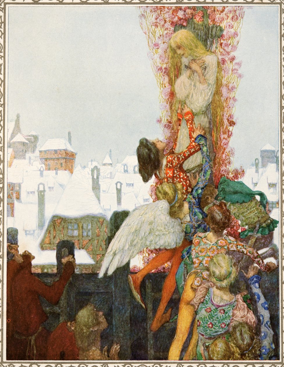 Die wilden Schwäne aus Märchen von Hans Christian Andersen, veröffentlicht 1911 von Heinrich and Urban Lefler